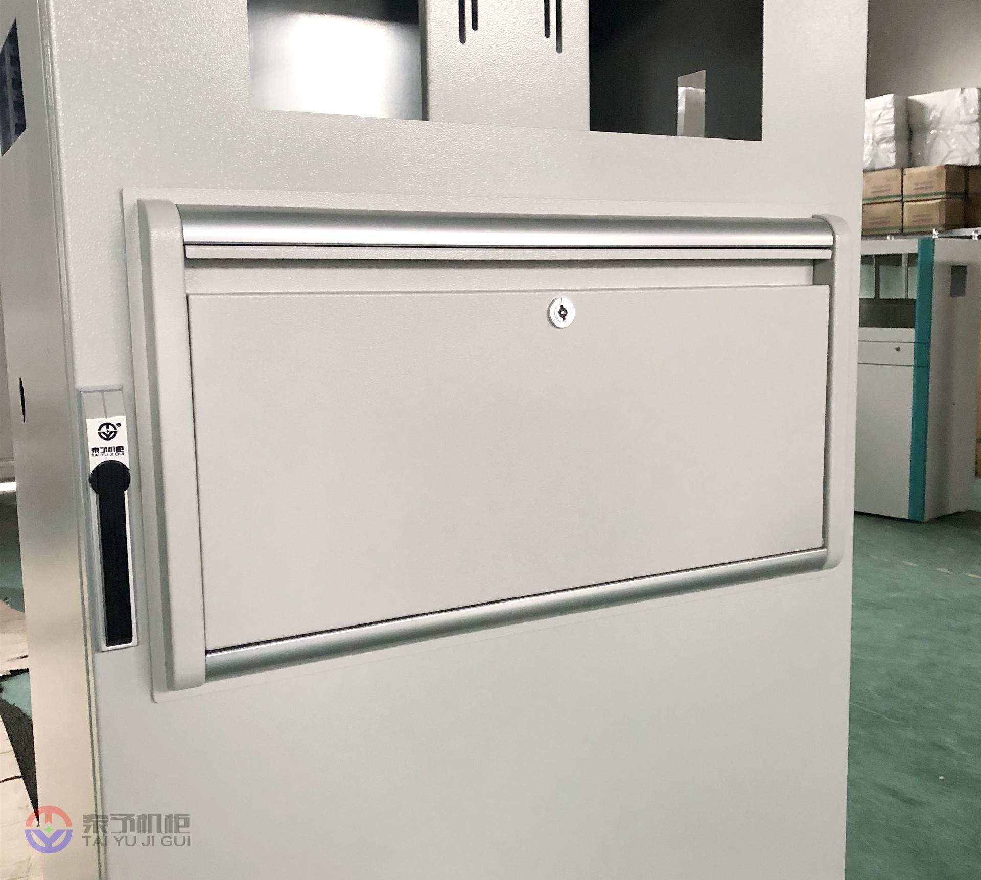 仿威图机柜、威图机柜键盘抽屉、威图制图抽屉、鼠标键盘托架、电脑托架、键盘抽屉、威图水平铰接式翻板、SZ 2379.900、电气控制柜