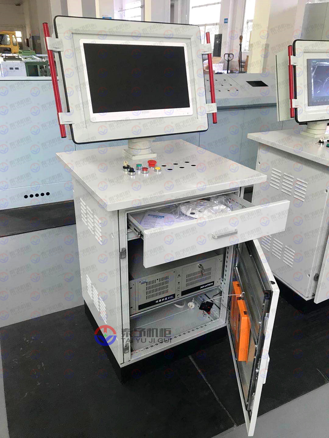 仿威图机柜、威图控制柜、TP工作台、仿威图悬臂操作台、美卡诺悬臂